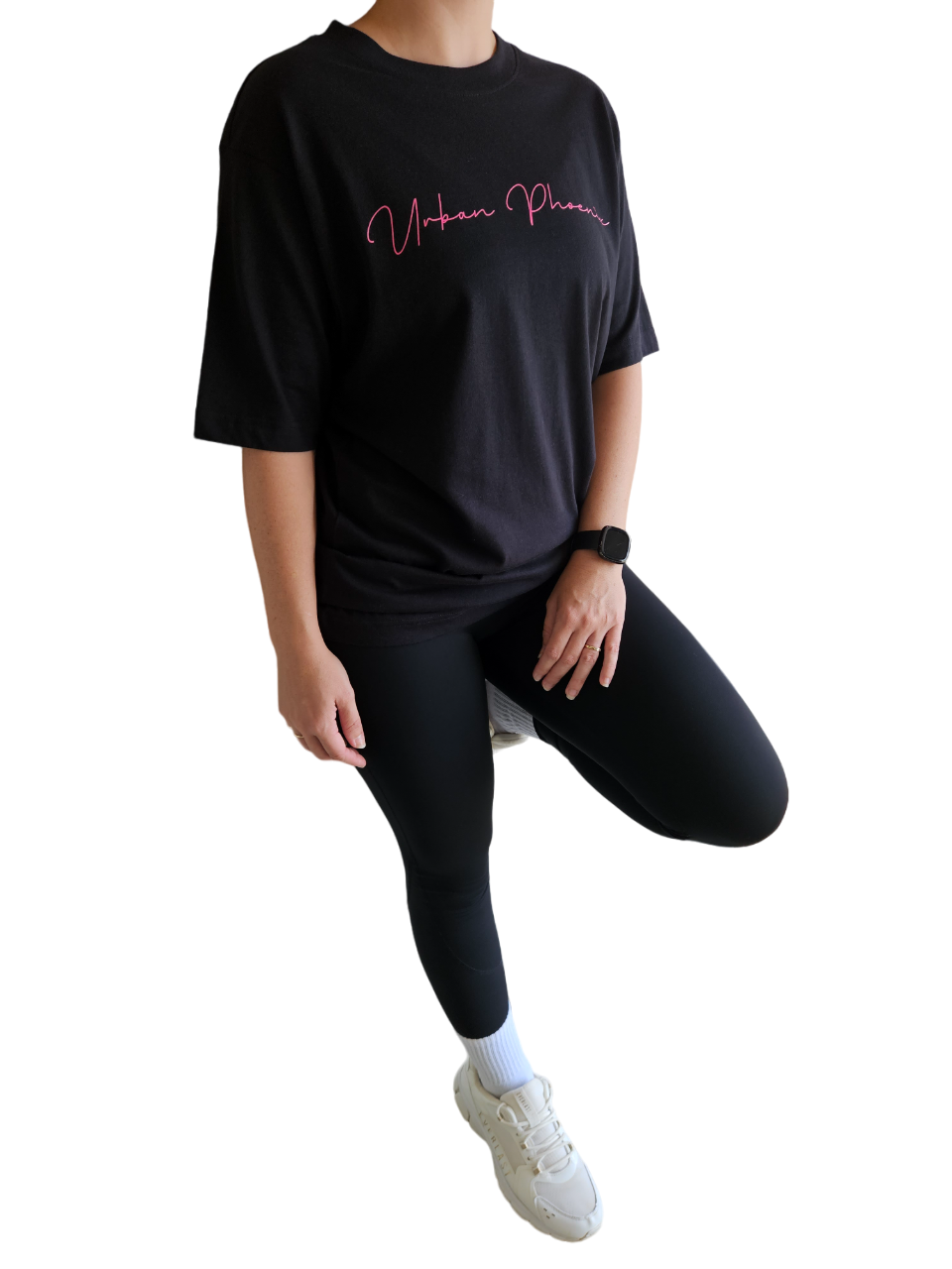 Billion Oversized Tee Black/Pink