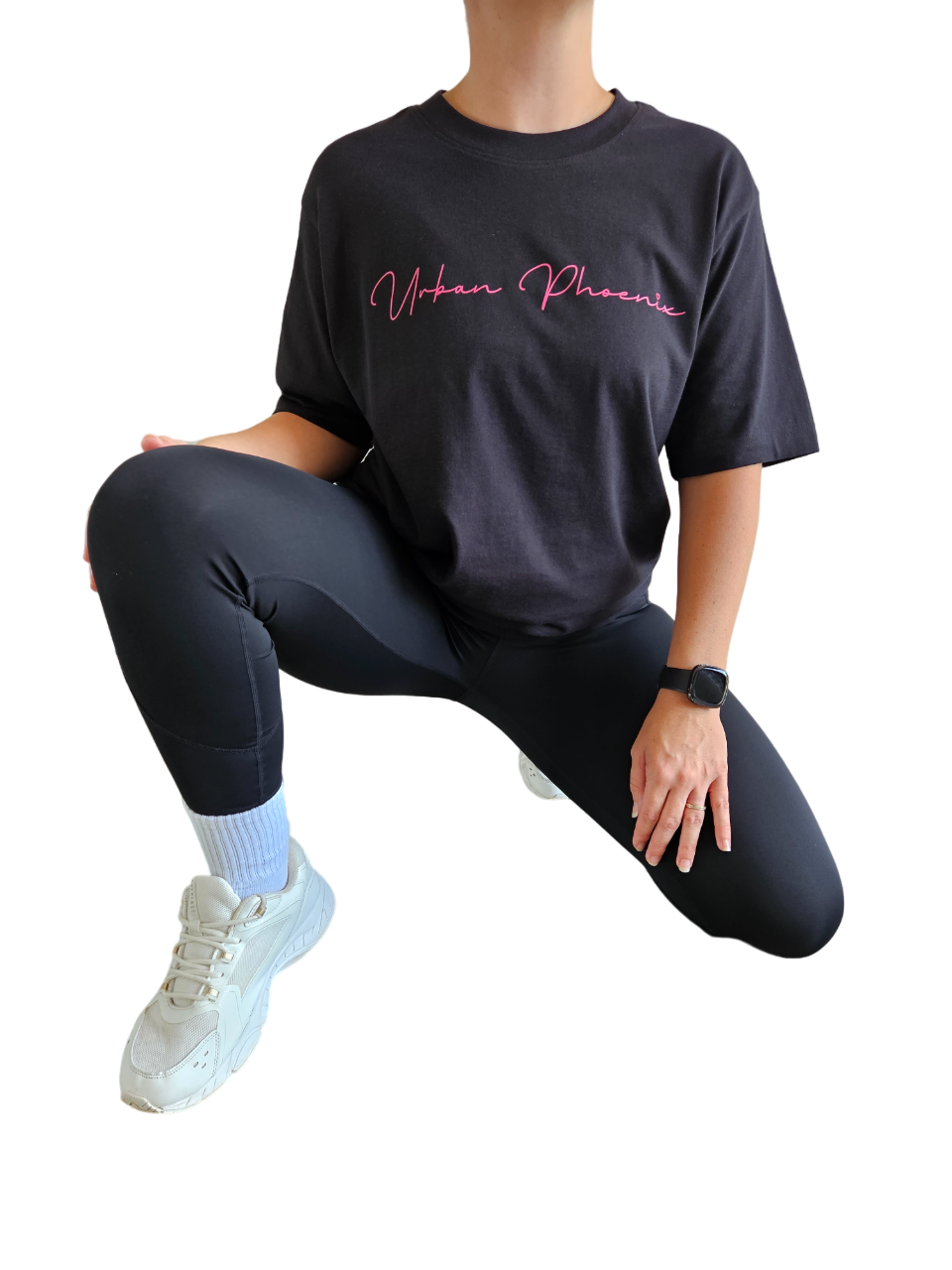 Billion Oversized Tee Black/Pink