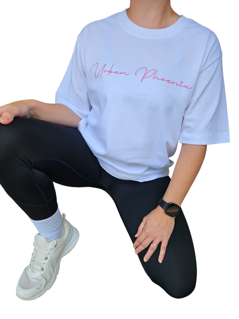 Billion Oversized Tee White/Pink