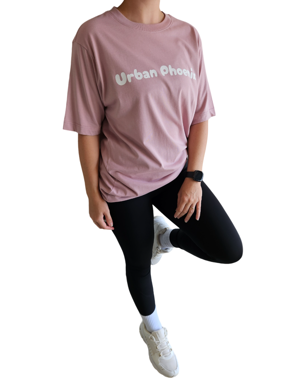 Cherry Oversized Tee Rose