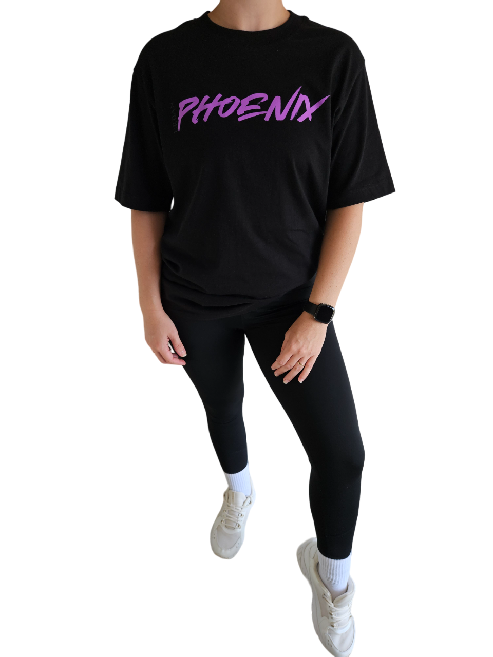 Hyper Oversized Tee Black/Purple