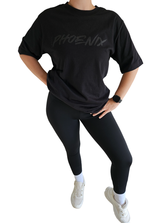 Hyper Oversized Tee Black