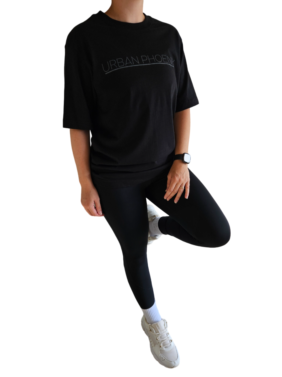 Urban Oversized Tee Black/Grey