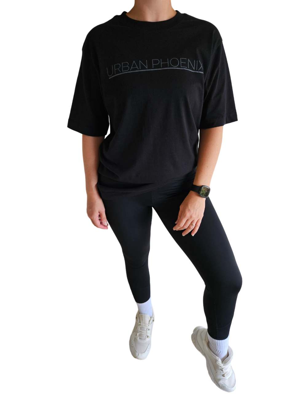 Urban Oversized Tee Black/Grey