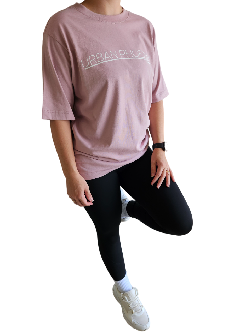 Urban Oversized Tee Rose