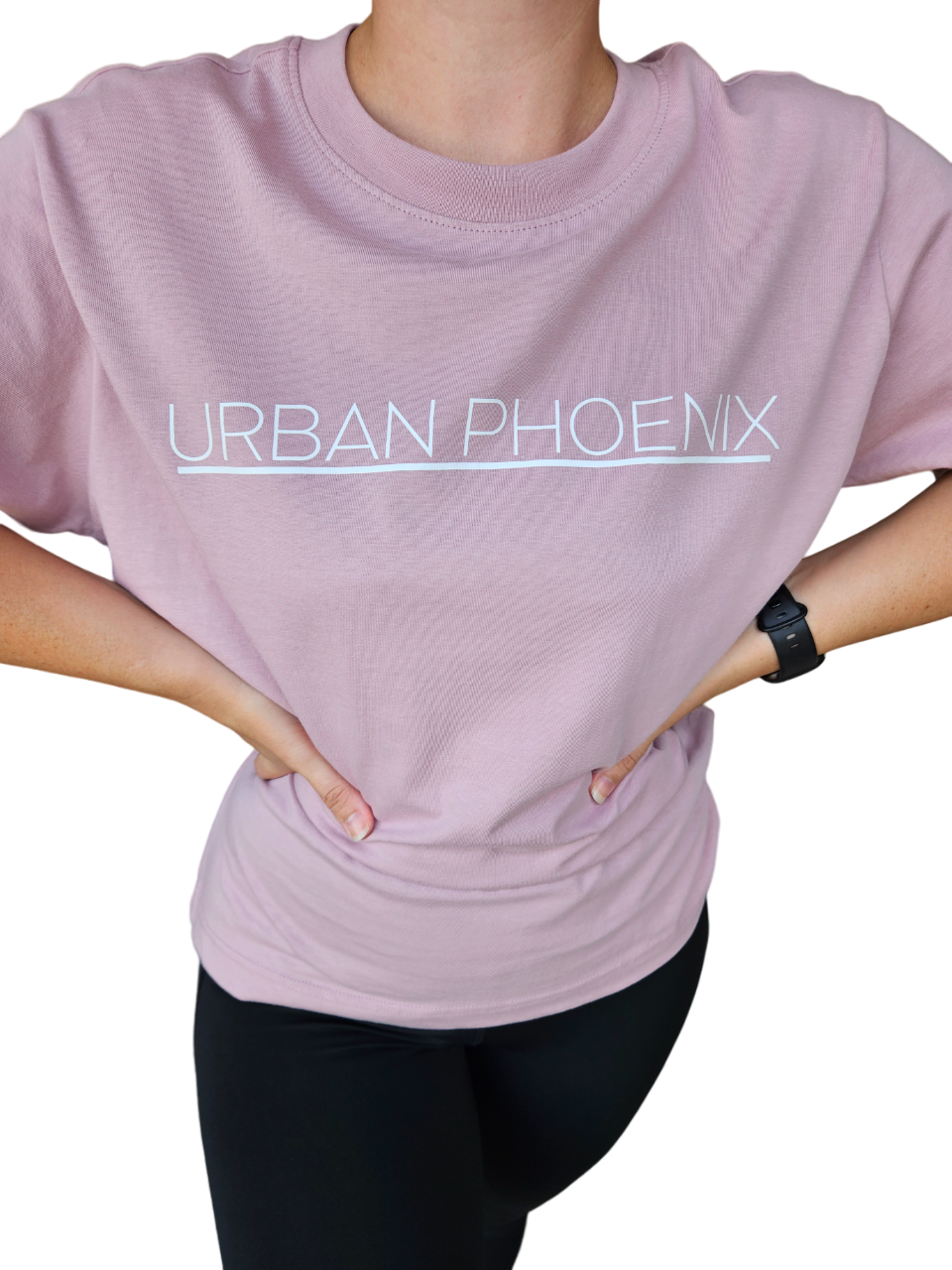 Urban Oversized Tee Rose