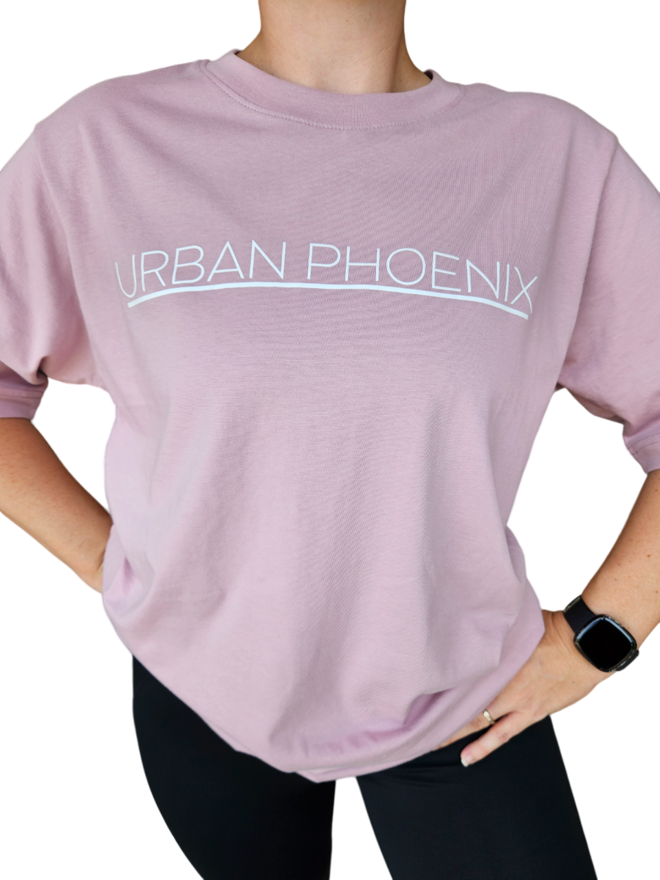 Urban Oversized Tee Rose