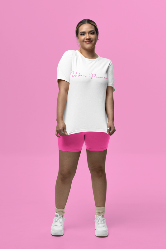 Billion Oversized Tee White/Pink