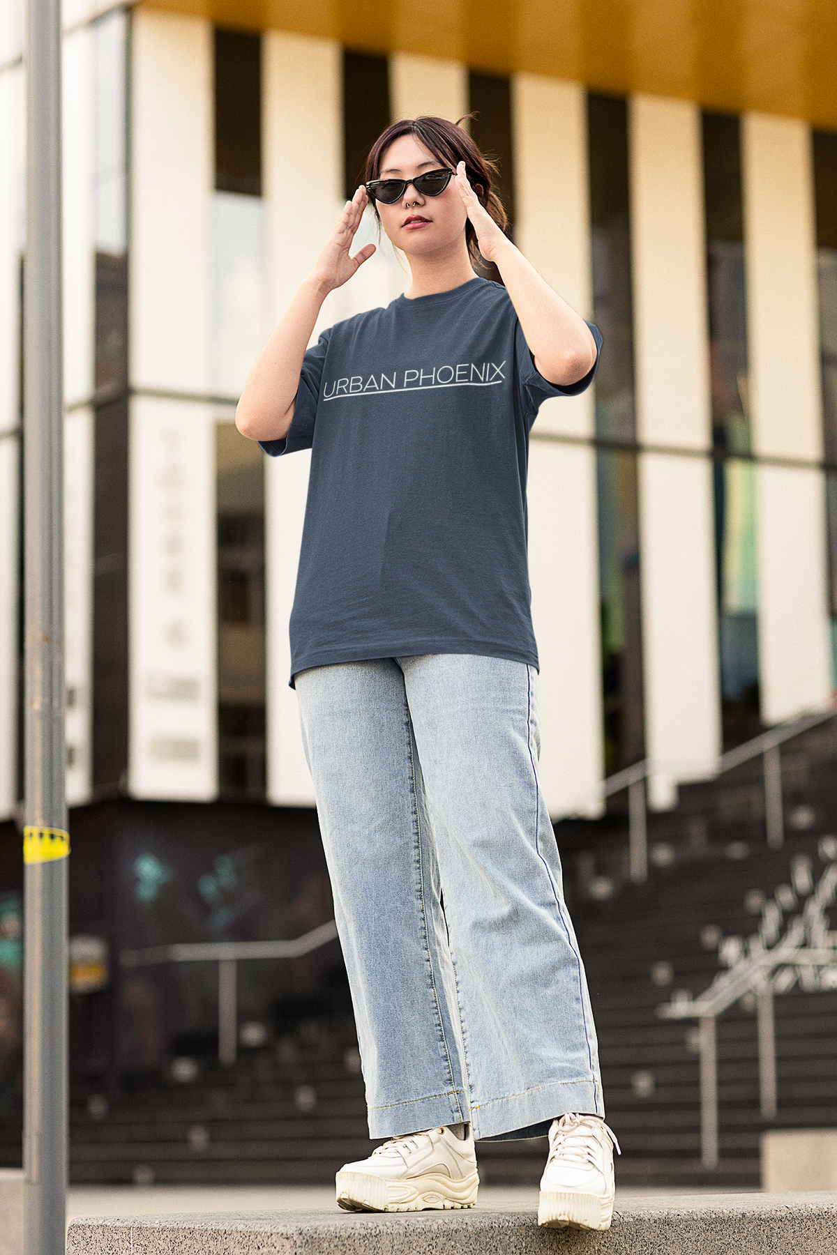 Urban Oversized Tee Denim