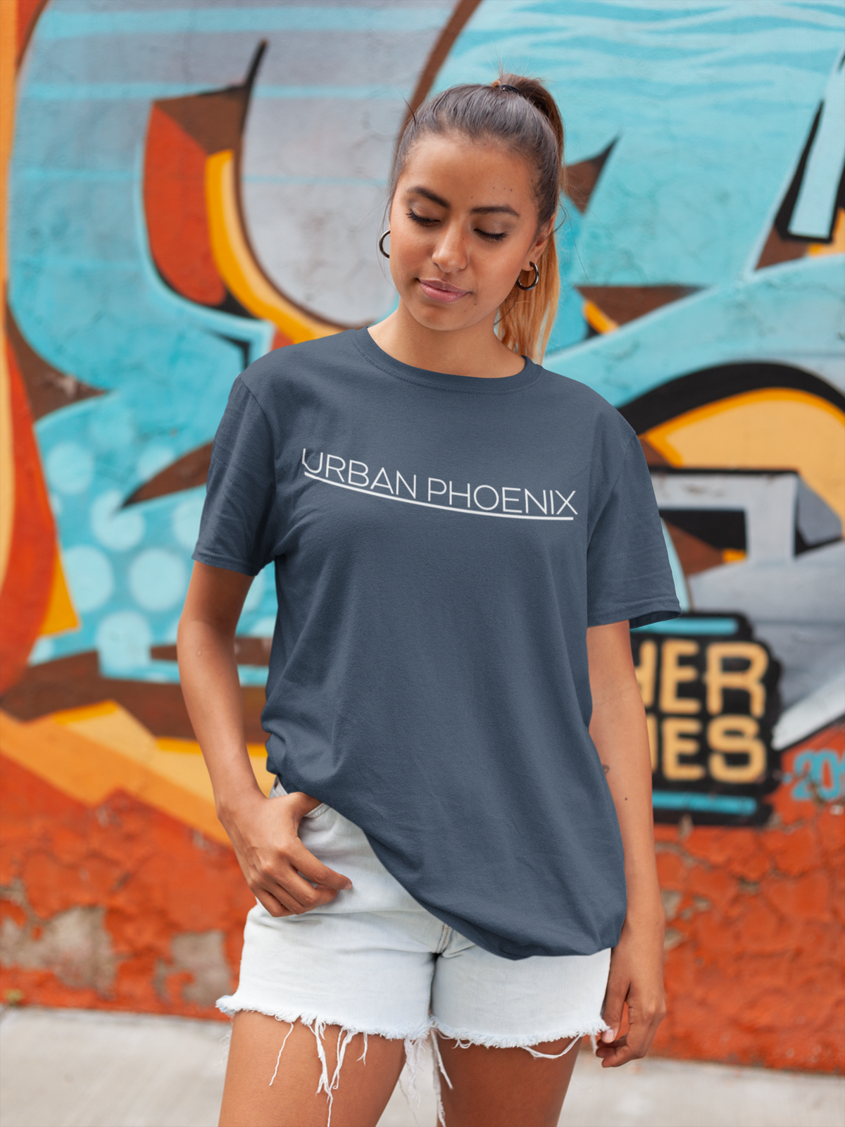 Urban Oversized Tee Denim