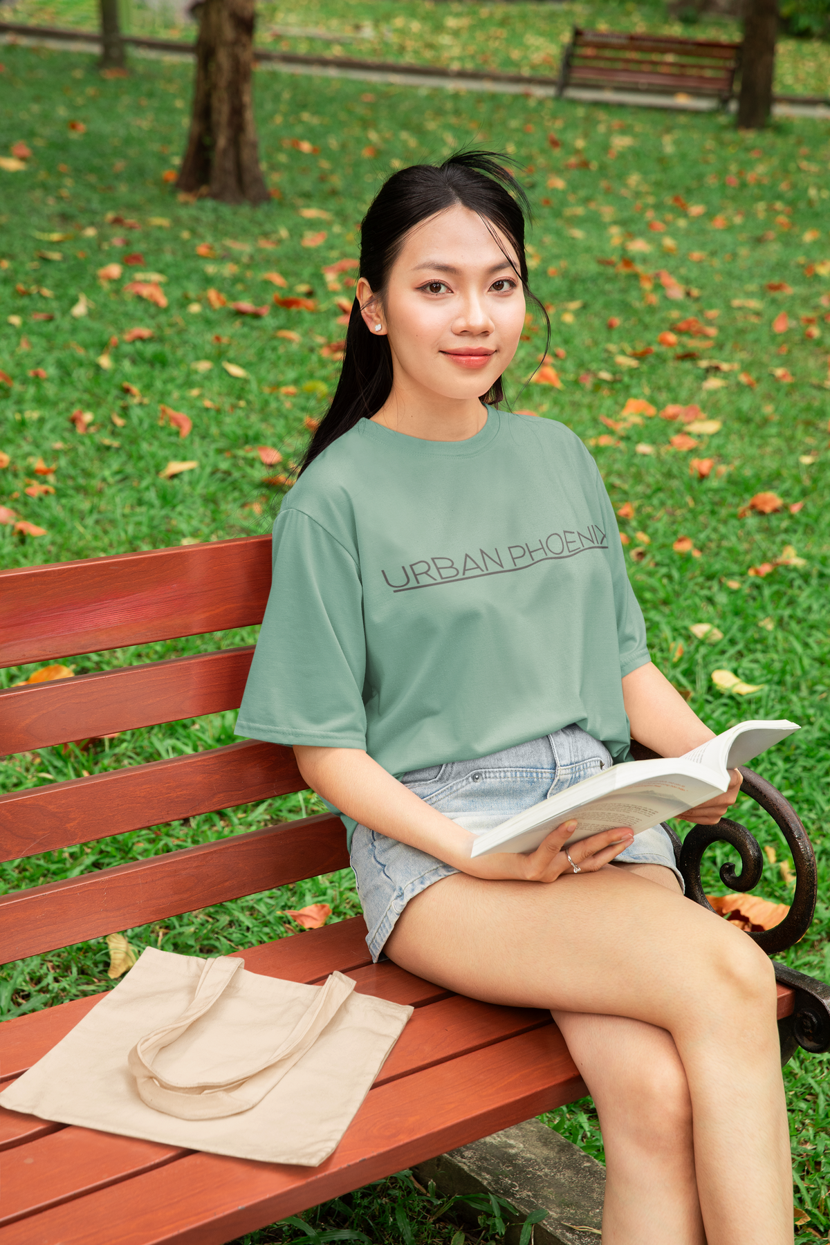 Urban Oversized Tee Sage