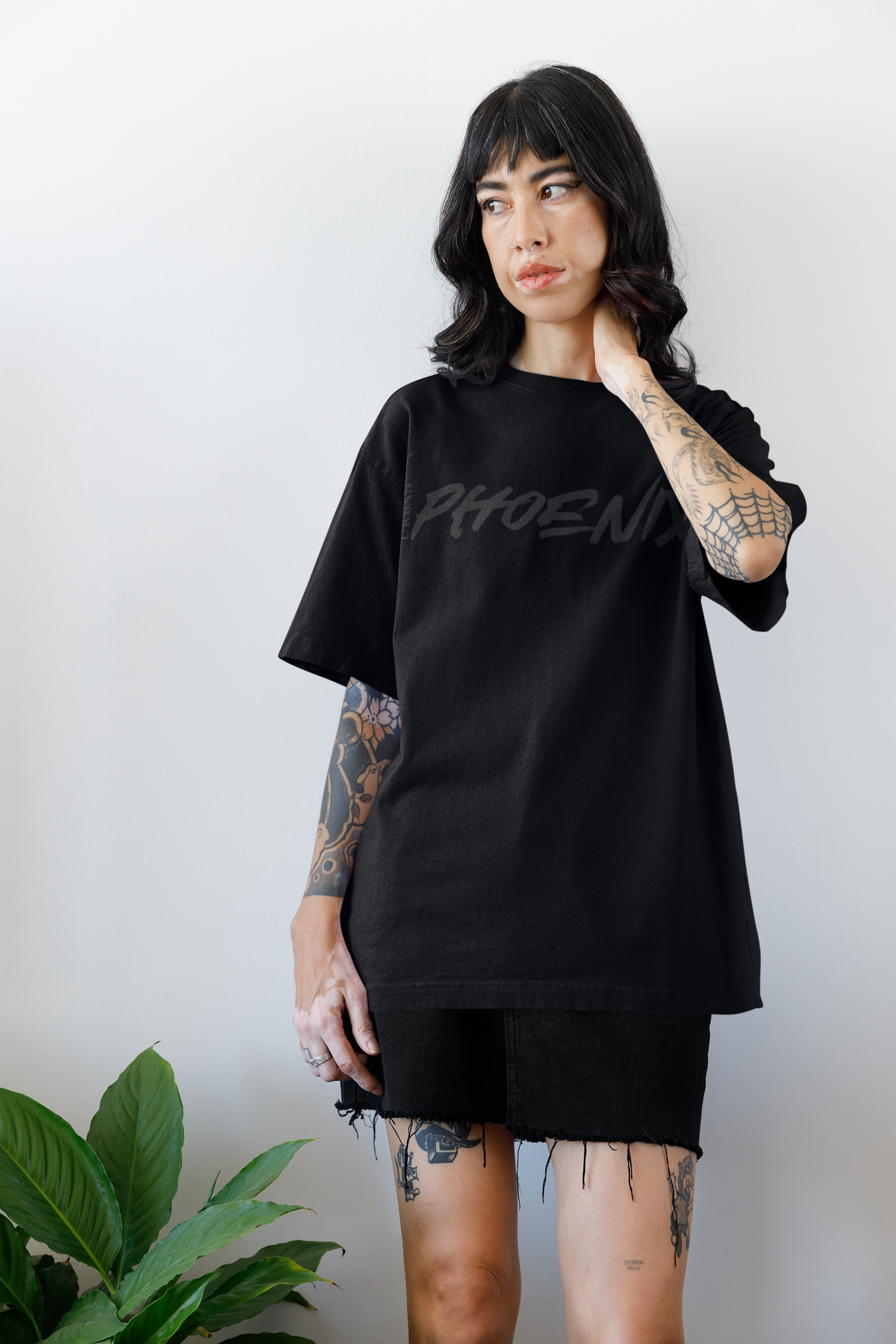 Hyper Oversized Tee Black