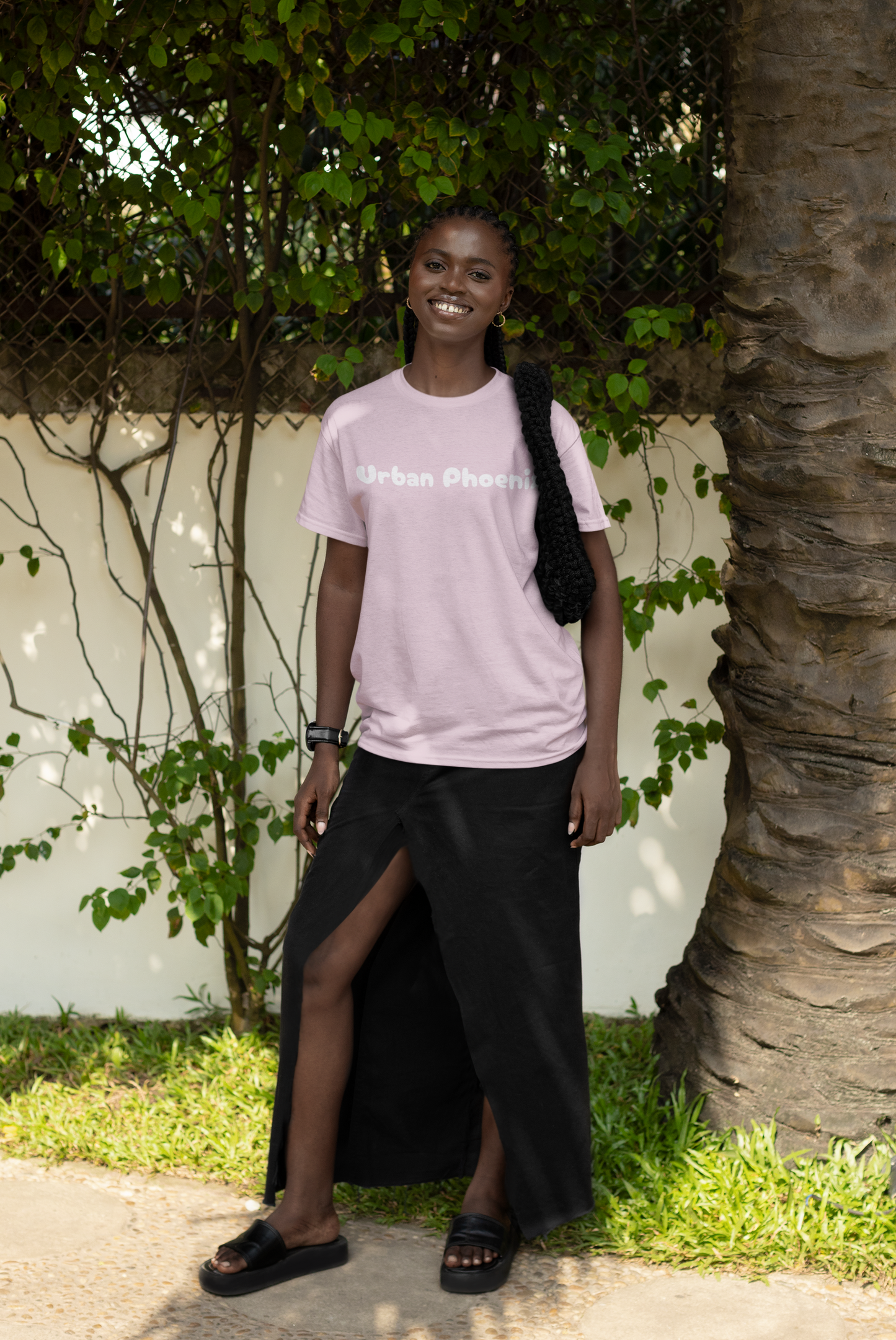 Cherry Oversized Tee Rose