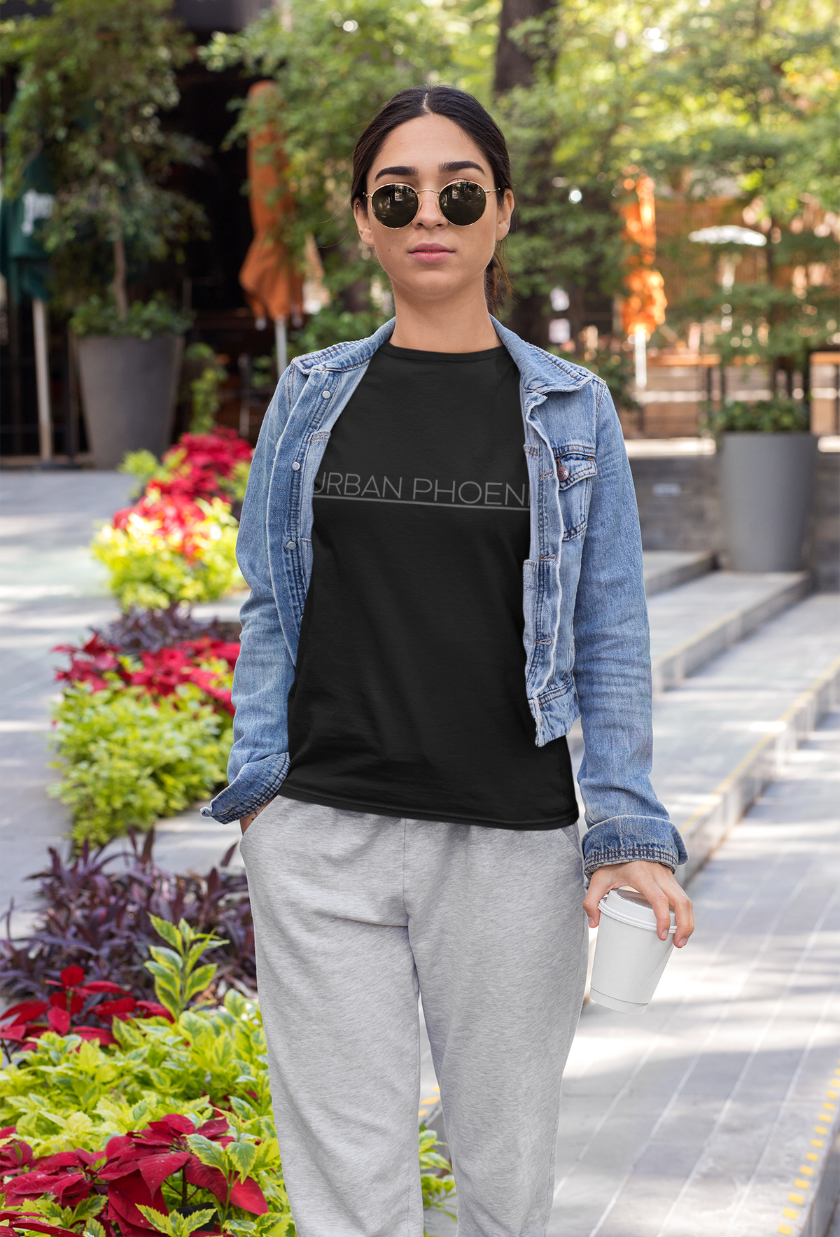 Urban Oversized Tee Black/Grey