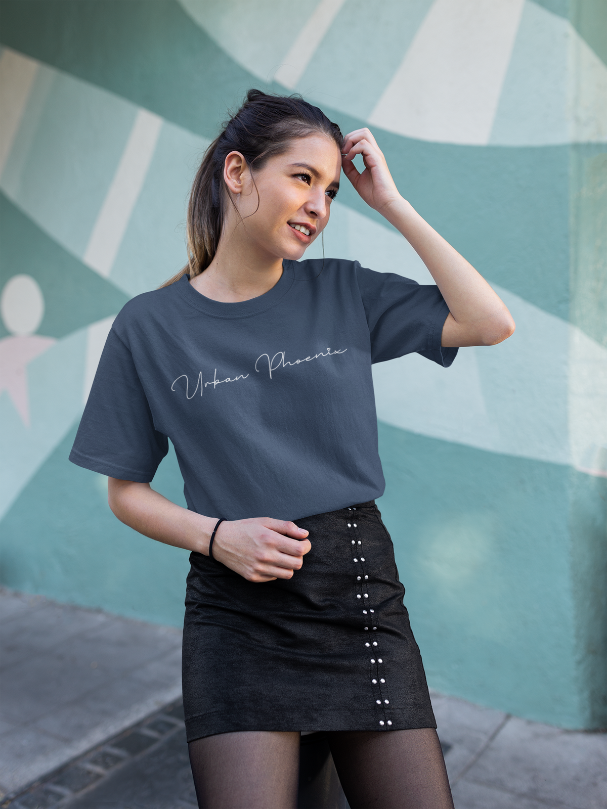 Billion Oversized Tee Denim