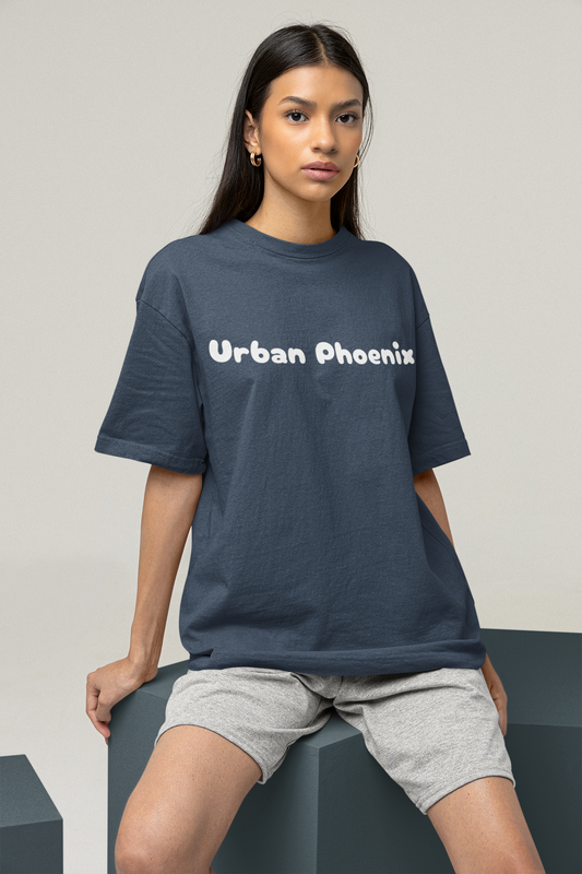 Cherry Oversized Tee Denim