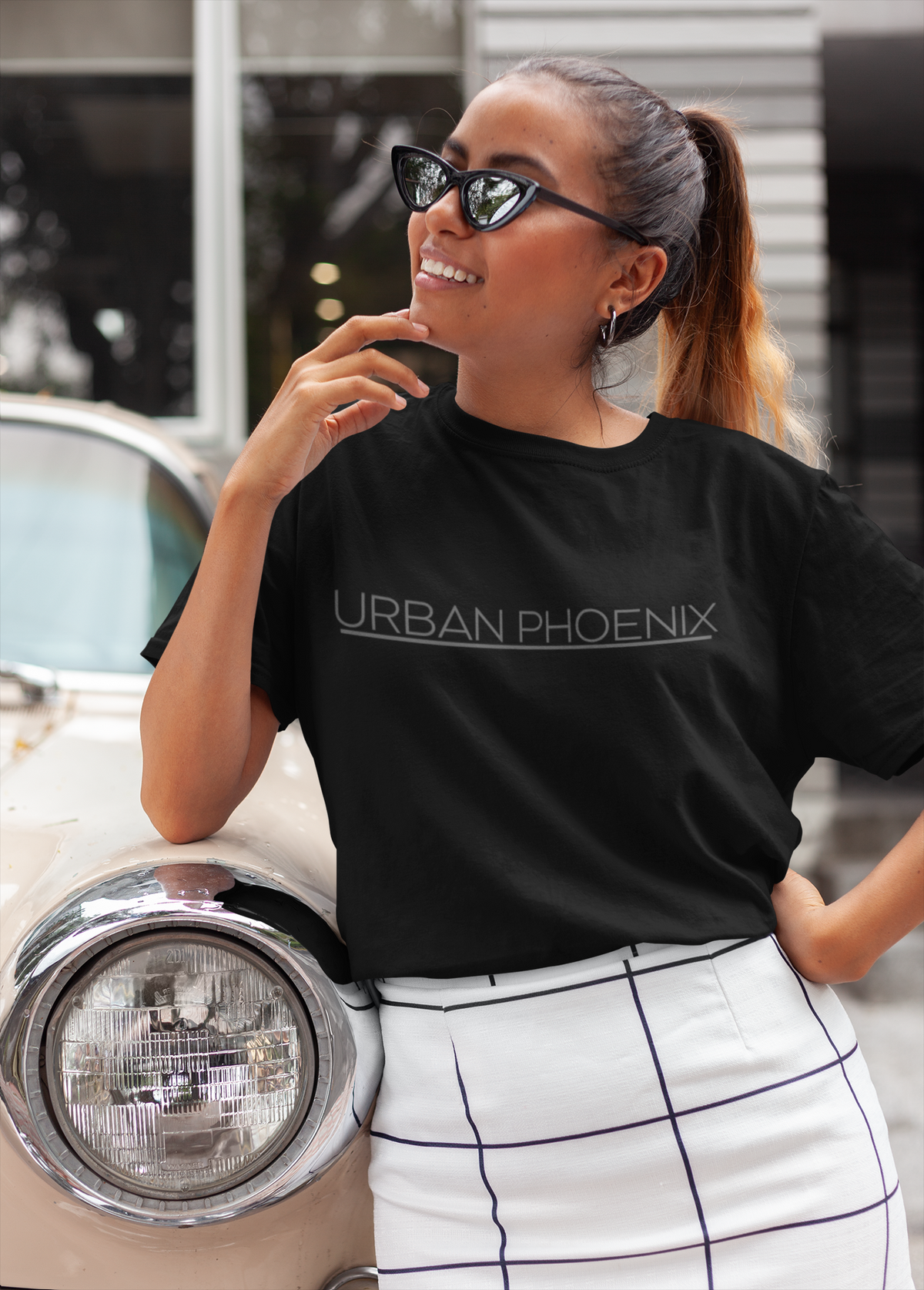 Urban Oversized Tee Black/Grey